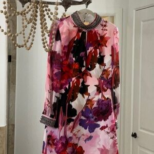 BNWT size 10( European) Karen Millen silk crepe dress -stunning!